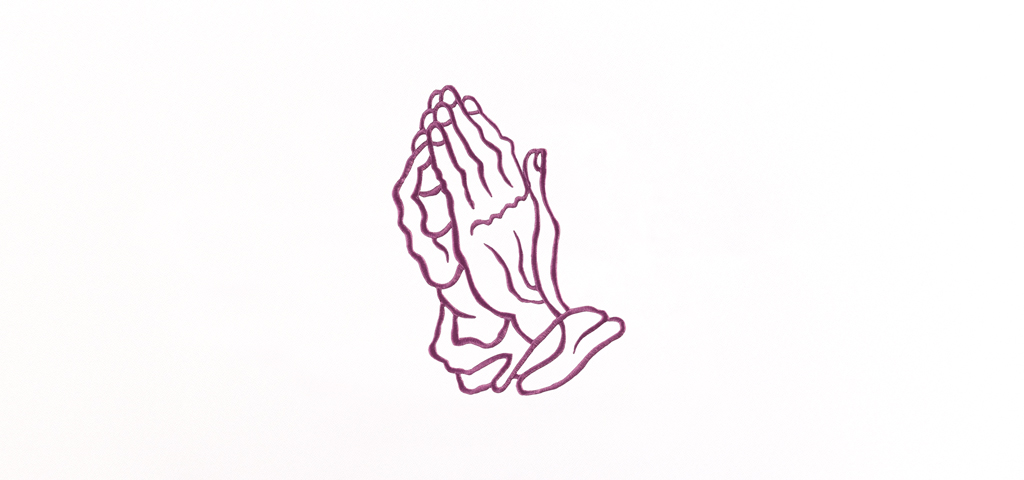 AP-516-OR Praying Hands Orchid